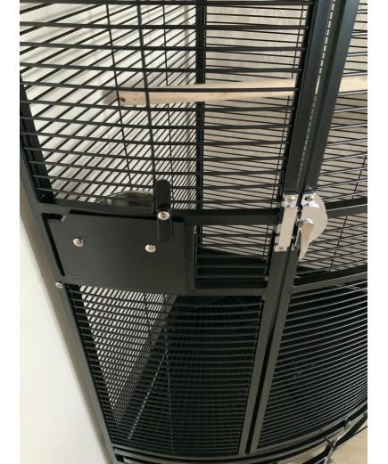 Parrot-Supplies Orlando Premium Play Top Corner Parrot Cage - Black